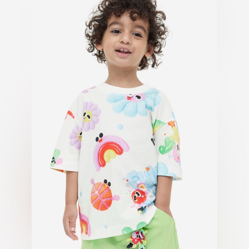 Eva Chen x H&M Colorful Kids Graphic T-Shirt